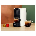 Krups - Machine à dosettes Nespresso Essenza Mini blanche