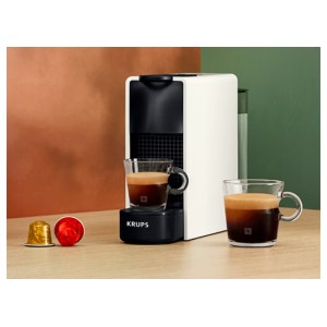 Krups - Machine à dosettes Nespresso Essenza Mini blanche