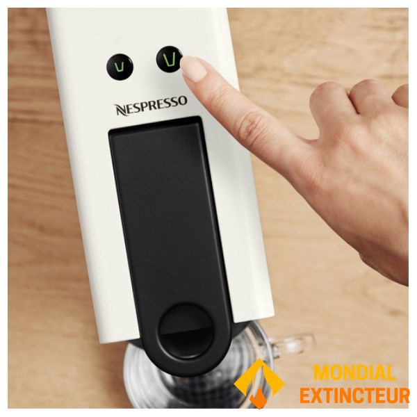 Krups - Machine à dosettes Nespresso Essenza Mini blanche