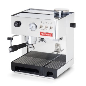 La Pavoni - Machine à expresso Domus Bar avec broyeur – acier inox