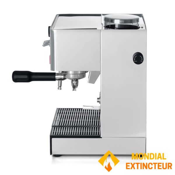 La Pavoni - Machine à expresso Domus Bar avec broyeur – acier inox