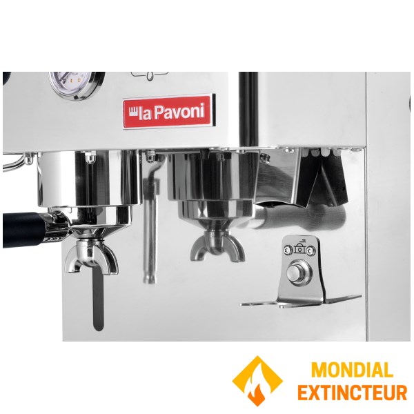 La Pavoni - Machine à expresso Domus Bar avec broyeur  inox