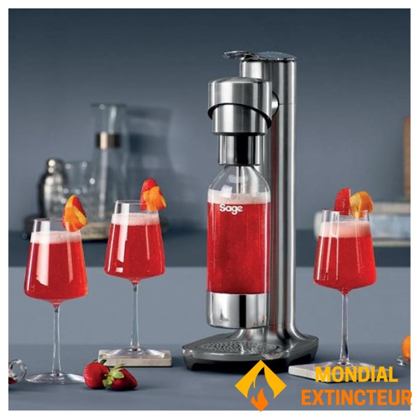 Sage - Machine à gazéifier InFizz Fusion Inox Brossé