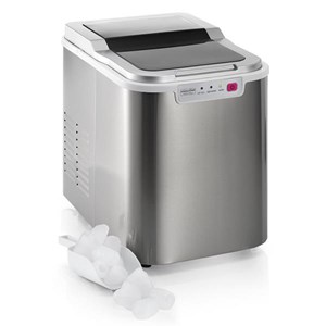 Kitchen Chef - Machine à glaçons Ultra-compacte silver