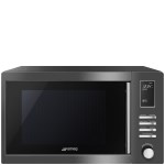 Smeg - Micro-ondes gril  25 L - inox foncé