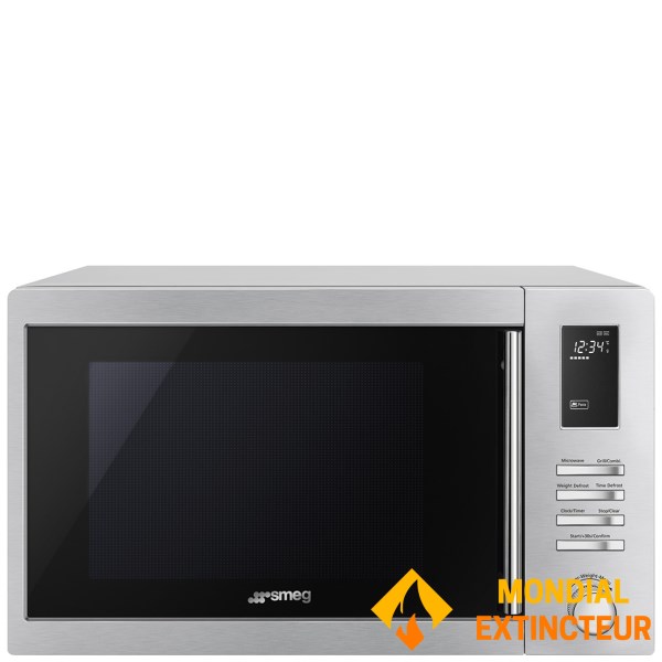 Smeg - Micro-ondes grill 25 L - chromé