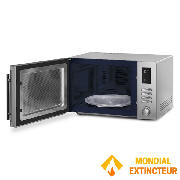 Smeg - Micro-ondes grill 25 L - chromé