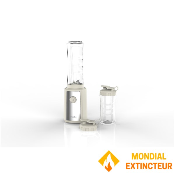 Terraillon - Mini-blender SUNRISE - 2 Gourdes 600 & 300 ml