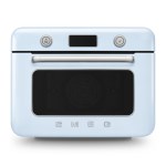 Smeg - Mini four vapeur Pose libre bleu azur