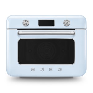 Smeg - Mini four vapeur Pose libre bleu azur