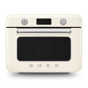 Smeg - Mini four vapeur Pose libre crème