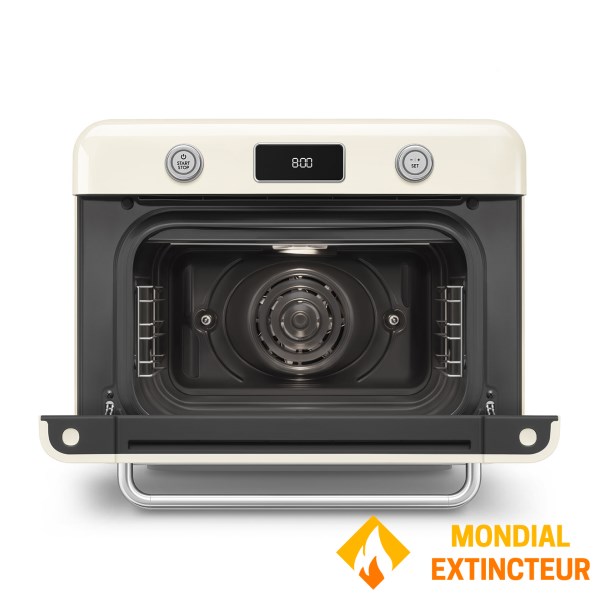 Smeg - Mini four vapeur Pose libre crème
