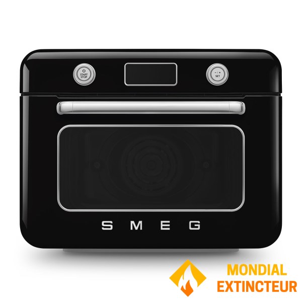 Smeg - Mini four vapeur Pose libre noir