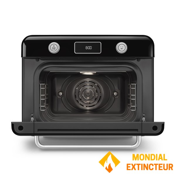 Smeg - Mini four vapeur Pose libre noir