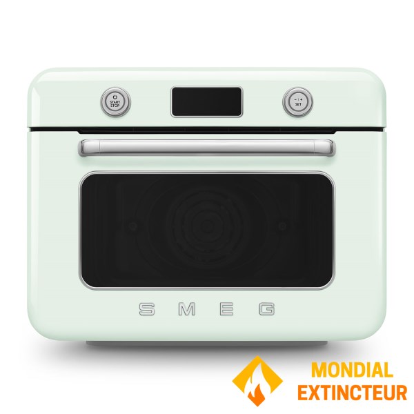 Smeg - Mini four vapeur Pose libre vert d’eau