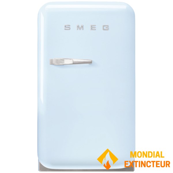 Smeg - Mini réfrigérateur Pose libre 1 porte bleu azur