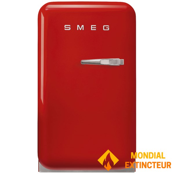 Smeg - Mini réfrigérateur Pose libre 1 porte rouge