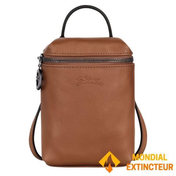 Longchamp - Mini-sac bandoulière Le Pliage Xtra XS cognac