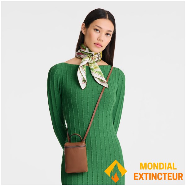 Longchamp - Mini-sac bandoulière Le Pliage Xtra XS cognac