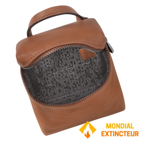 Longchamp - Mini-sac bandoulière Le Pliage Xtra XS cognac