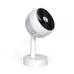 Livoo - Mini ventilateur De bureau rechargeable blanc
