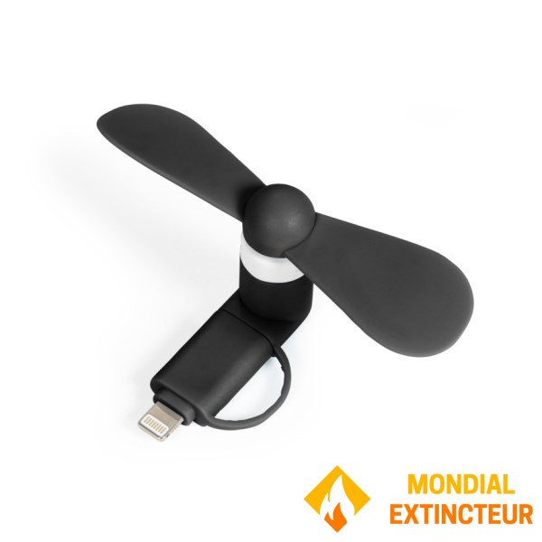Livoo - Mini-ventilateur Pour téléphone - Noir