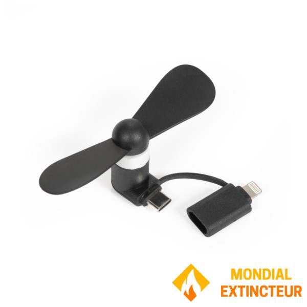 Livoo - Mini-ventilateur Pour téléphone - Noir