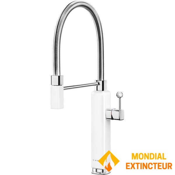 Smeg - Mitigeur Semi-professionnel Mono commande blanc
