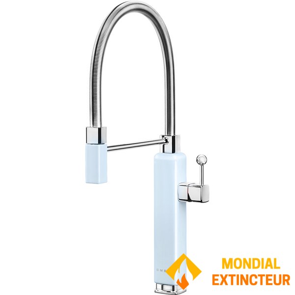 Smeg - Mitigeur Semi-professionnel Mono commande Bleu azur