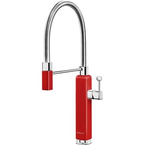 Smeg - Mitigeur Semi-professionnel Mono commande Rouge