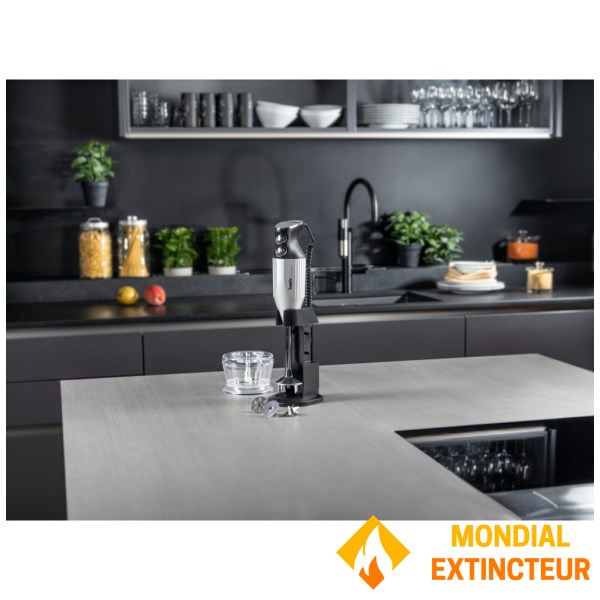 Bamix - Mixeur plongeant Deluxe argent