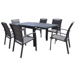 Wilsa - Salle à manger de jardin Modulo 6/10 personnes