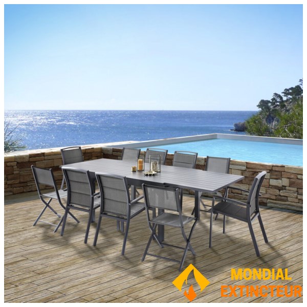 Wilsa - Salle à manger de jardin Modulo 6/10 personnes