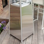 Wilsa - Mobilier Parasol chauffant hexogonal inox