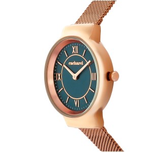 Cacharel - Montre Astrid or rose /vert