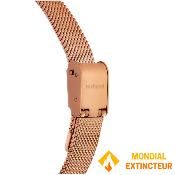 Cacharel - Montre Astrid or rose /vert