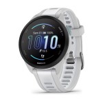 Garmin - Montre connectée Forerunner 165 Music - gris/blanc