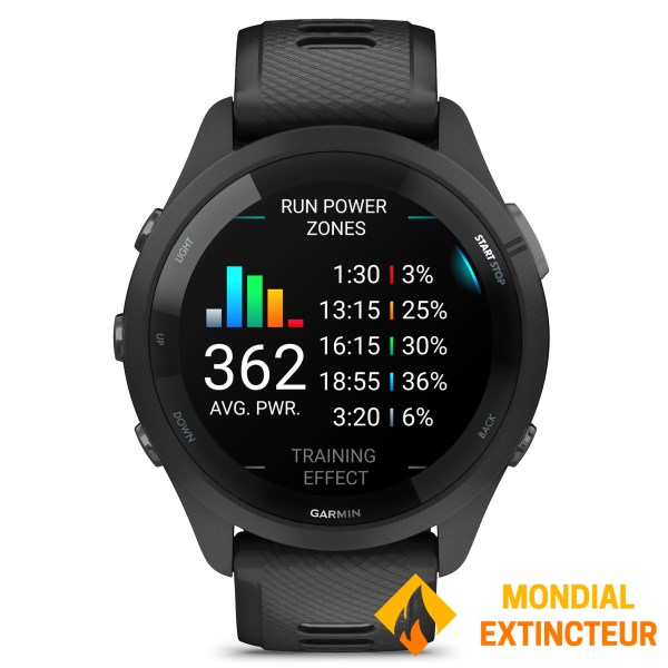 Garmin - Montre connectée Forerunner® 265 Music - Noire