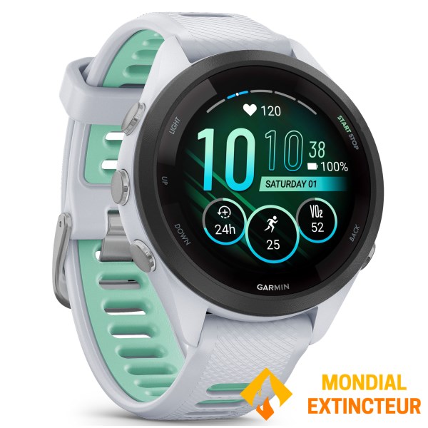 Garmin - Montre connectée Forerunner® 265S Music - Blanche