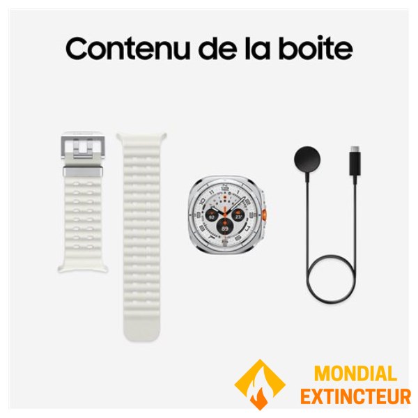 Samsung - Montre connectée Galaxy Watch Ultra Blanc Titane