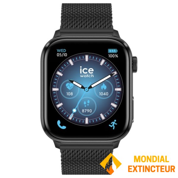 ICE Watch - Montre connectée mixte Ice Smart 3.0 - Noir milanais