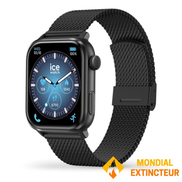 ICE Watch - Montre connectée mixte Ice Smart 3.0 - Noir milanais