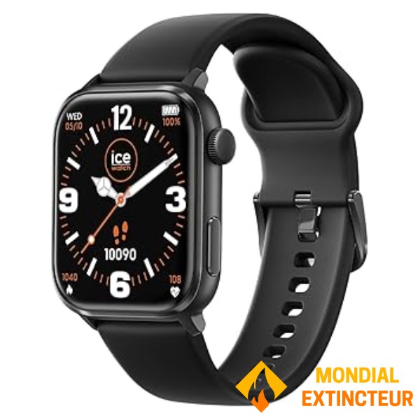 ICE Watch - Montre connectée mixte Ice Smart 3.0 - Silicone Noir