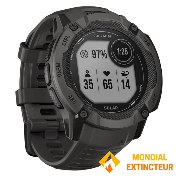Garmin - Montre connectée Instinct® 2X, Solar, Graphite