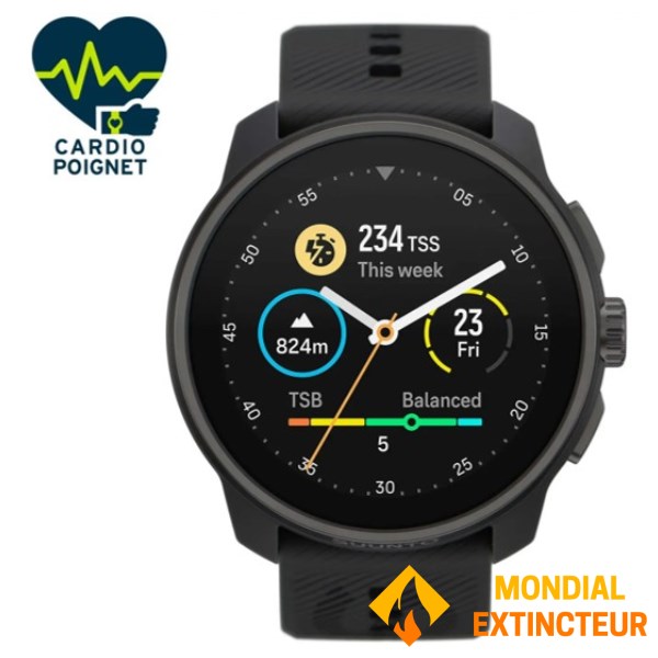 Suunto - Montre connectée Race S 45 mm - Noir