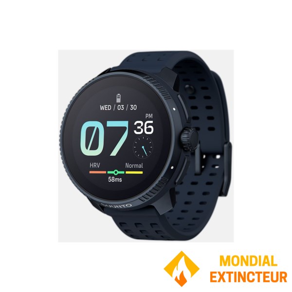 Suunto - Montre connectée Race stainless steel bleu minuit