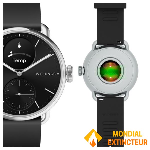 Withings - Montre connectée ScanWatch 2 - 38 mm Noire