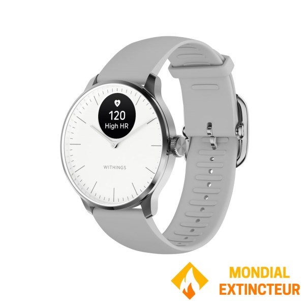 Withings - Montre connectée Scanwatch Light 37 mm grise