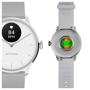 Withings - Montre connectée Scanwatch Light 37 mm grise