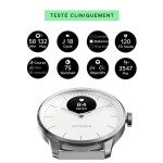 Withings - Montre connectée Scanwatch Light 37 mm grise